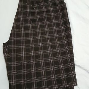 Maurice's plaid shorts
